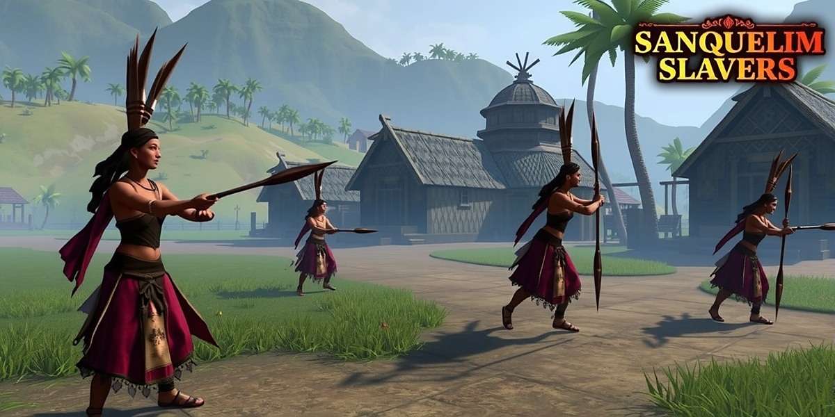 Sanquelim Slayers - Epic Battle Royale Action Sanquelim Slayers gameplay showing Indian characters fighting in a village setting with traditional weapons